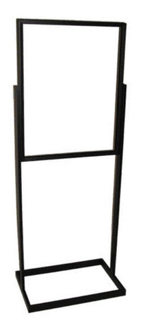 22" x 28" Single Insert Rectangle Tube Bulletin Poster Holder. Color: Matte Black