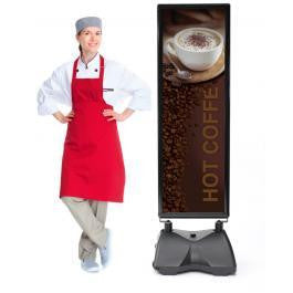 18" x 56" Insert Size Slim Rolling WindMaster Wind-Flex Sidewalk Sign