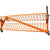 2-Piece Folding Bottom Shelf with Brackets for M10 Series 5' Foot Z-Racks, OSHA Orange
