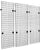 2' x 6' Grid Panel Wall Display Kit, 3-Pack.
