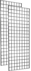 2'X6' GRID PANEL 3" ON CENTER 2-PACK, BLACK